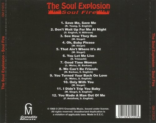 The Soul Explosion - Soul Fire (Reissue) (1968/2015)