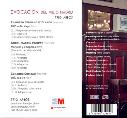 Trio Arbos - Evocación del Viejo Madrid (2015)