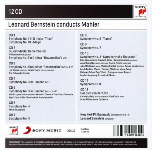 Leonard Bernstein - Leonard Bernstein Conducts Mahler (2020)