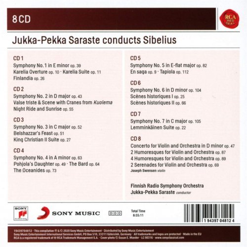 Jukka-Pekka Saraste - Jukka-Pekka Saraste Conducts Sibelius (2020)