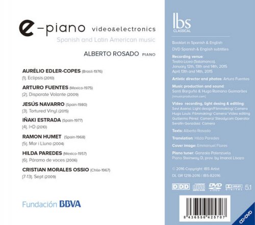 Alberto Rosado - E-Piano Video & Electronics (Audio Version) (2017) [Hi-Res]