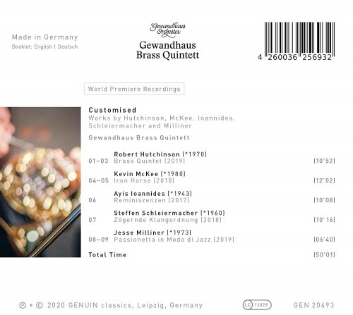 Gewandhaus Brass Quintett - Customised (2020) [Hi-Res]