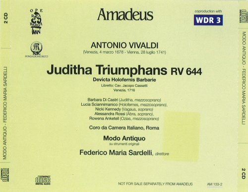 Modo Antiquo & Federico Maria Sardelli - Antonio Vivaldi: Juditha Triumphans (2000)
