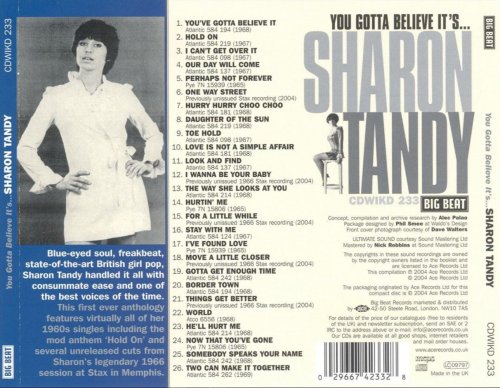 Sharon Tandy - You Gotta Believe It's... Sharon Tandy (1965-69/2004)