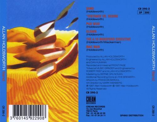 Allan Holdsworth - Sand (1987) CD Rip