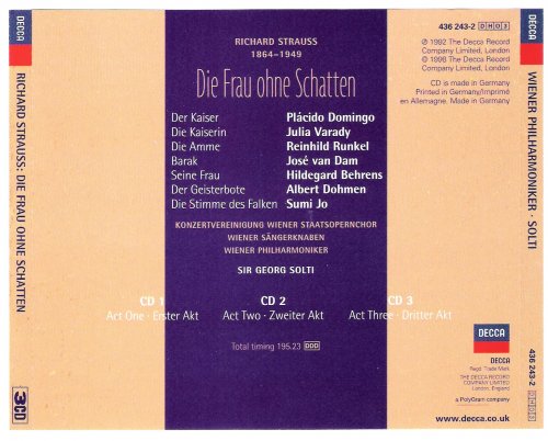 Hildegard Behrens, Placido Domingo, Reinhild Runkel, Jose Van Dam - Strauss: Die Frau ohne Schatten (1998)