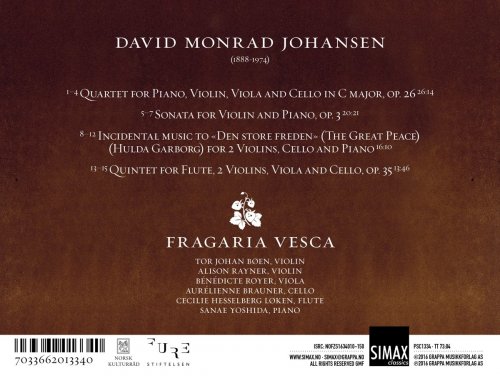 Fragaria Vesca - David Monrad Johansen: Chamber Music (2016)