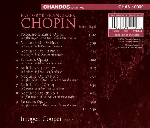 Imogen Cooper - Chopin: Works for Piano (2016)