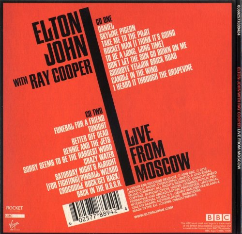 Elton John With Ray Cooper - Live From Moscow 1979 (2020) CD-Rip