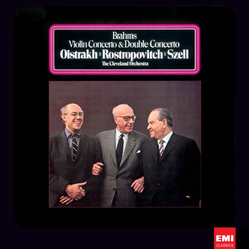 David Oistrakh, Mstislav Rostropovich & George Szell - Brahms: Violin Concerto & Double Concerto (2012) [Hi-Res]