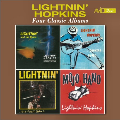 Lightnin' Hopkins - Four Classic Albums: Lightnin' And The Blues / Country Blues / Lightnin' In New York / Mojo Hand (Remastered) (2016)