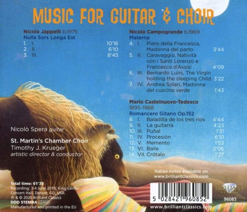 Nicolo Spera - Music for Guitar and Choir (2020)