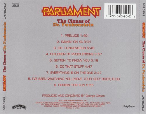 Parliament - The Clones Of Dr. Funkenstein (Remastered 1990)