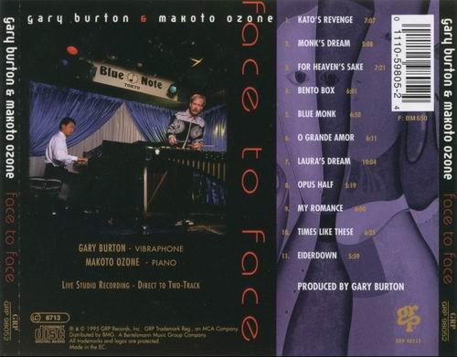 Gary Burton & Makoto Ozone - Face to face (1995)