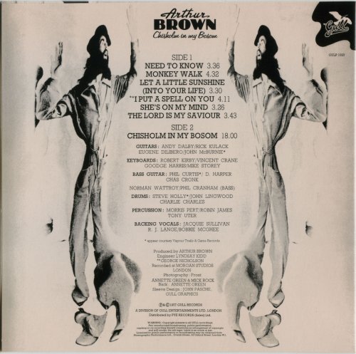 Arthur Brown - Chisholm In My Bosom (Japan Remastered) (1977/2006)