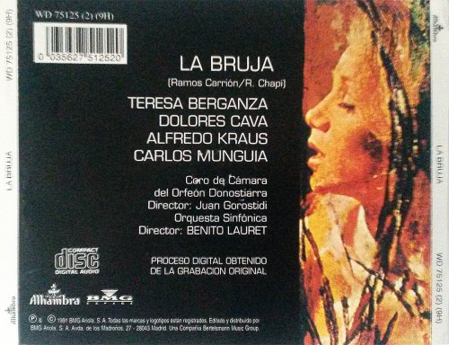 Teresa Berganza, Coro de Camara - Ruperto Chapi: La Bruja (1991)