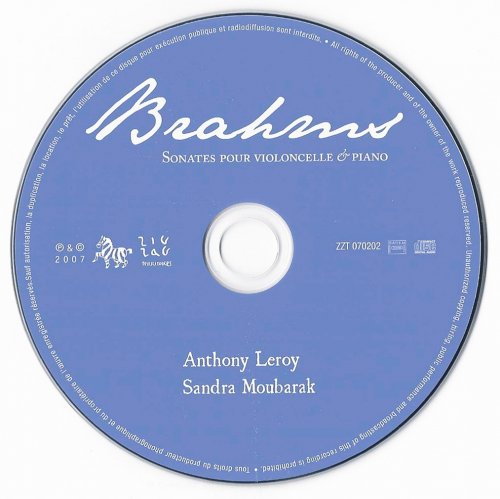 Anthony Leroy - Brahms: Sonatas pour violoncelle & piano (2007)