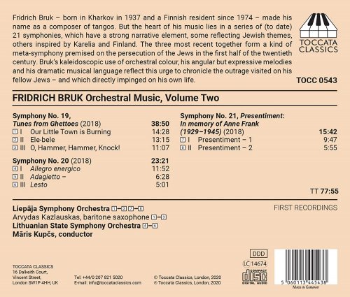 Māris Kupčs - Fridrich Bruk: Orchestral Music, Vol. 2 (2020) [Hi-Res]