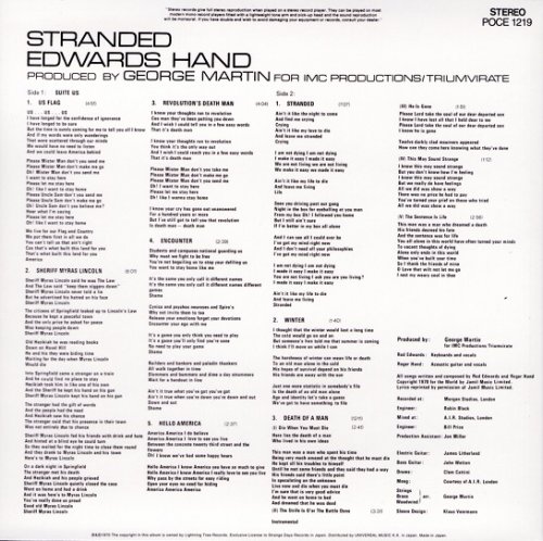 Edwards Hand - Stranded (Japan Remastered) (1970/2007)