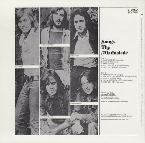 The Marmalade - Songs (Japan Remastered) (1971/2006)