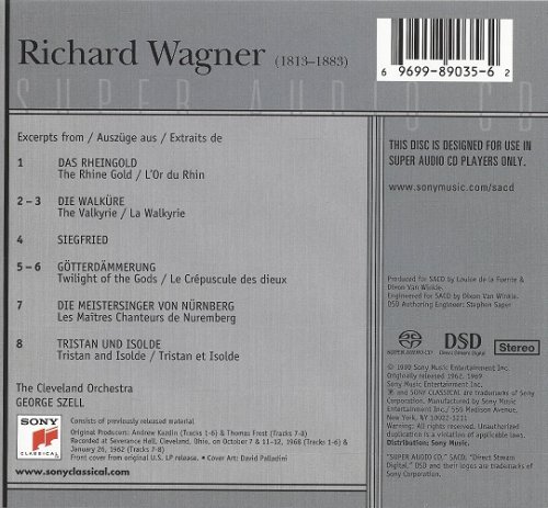 George Szell - Wagner: Great Orchetsral Highlights (1962, 1968) [1999 SACD]