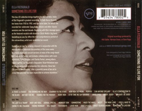 Ella Fitzgerald - Something To Live For (1999) FLAC