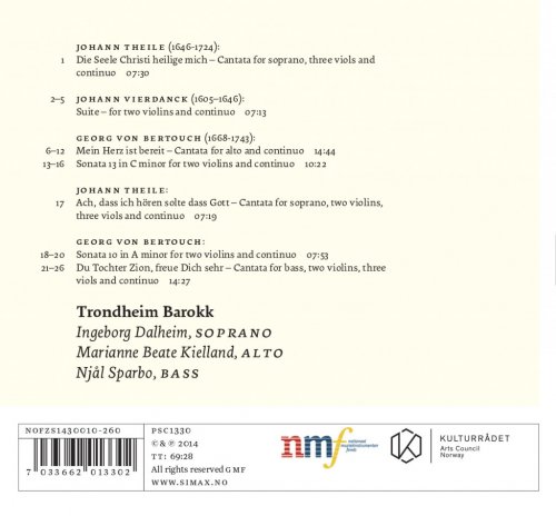 Trondheim Barokk - Ostsee: Church Music by Bertouch, Theile and Vierdanck (2014)