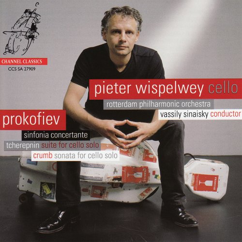 Peter Wispelwey, Rotterdam Philharmonic Orchestra, Vassily Sinaisky - Prokofiev: Sinfonia Concertante, Tcherepnin: Suite for Cello, Crumb: Sonata for Cello (2018) [Hi-Res]