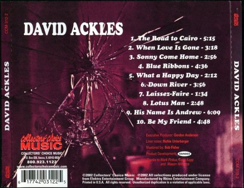 David Ackles - David Ackles (Reissue) (1968/2002)