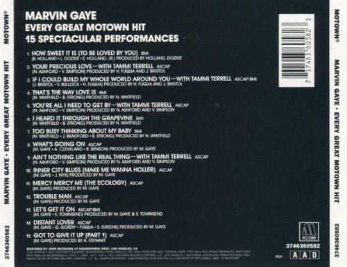 Marvin Gaye - Every Great Motown Hit Of Marvin Gaye (Reissue) (1991)