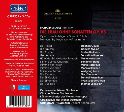 Stephen Gould - R. Strauss: Die Frau ohne Schatten, Op. 65, TrV 234 (Live) (2020)