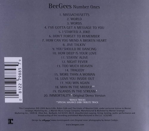 Bee Gees - Number Ones (Japan Reissue) (2004)