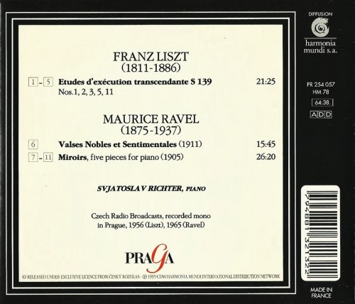 Sviatoslav Richter - Liszt, Ravel: Piano Works (1995)