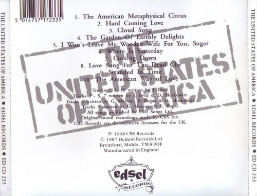 The United States Of America - The United States Of America (1987)