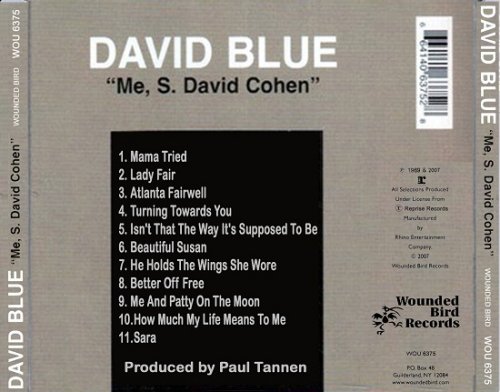 David Blue - Me, S. David Cohen (Reissue) (1969/2007)