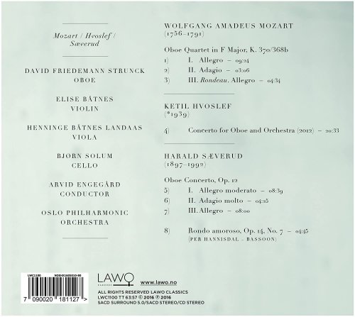 Oslo Philharmonic Orchestra - Mozart/Hvoslef/Sæverud (2016)