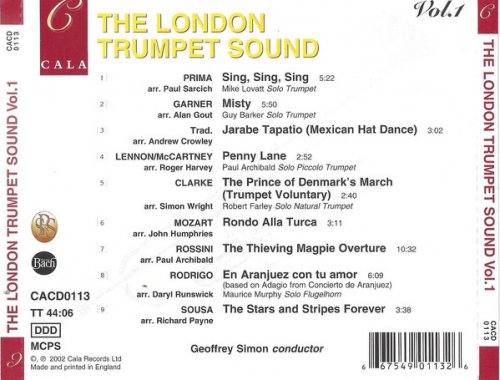 The London Trumpet Sound - Geoffrey Simon: The London Trumpet Sound Vol. 1 & 2 (2003)