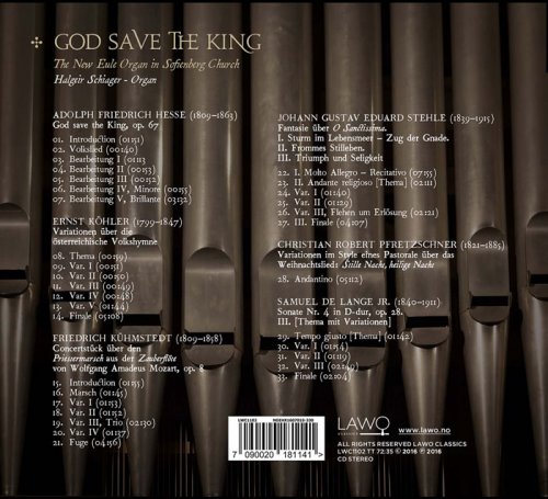 Halgeir Schiager - God Save the King (The New Eule Organ in Sofienberg Church) (2016)