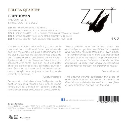 Belcea Quartet - Beethoven: The Complete String Quartets Vol. 2 (2013) [Hi-Res]