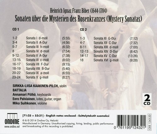 Sirkka-Liisa Kaakinen-Pilch, Battalia - Biber: Mystery Sonatas (2014)
