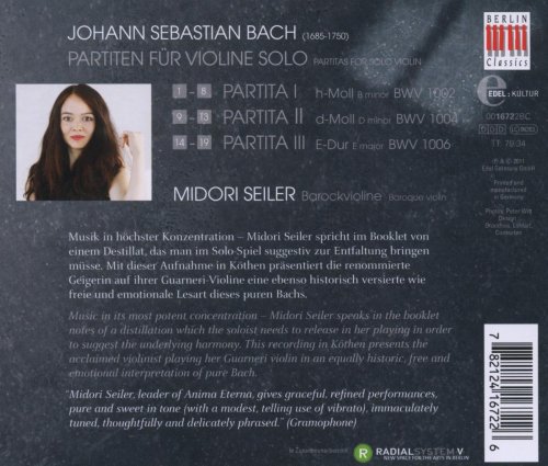 Midori Seiler - Bach: Partitas for Violin (2011)