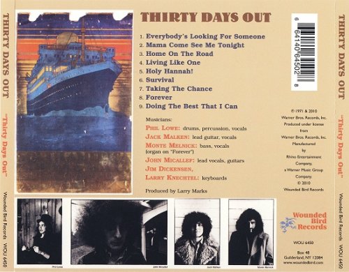 Thirty Days Out - Thirty Days Out (Reissue) (1971/2010)