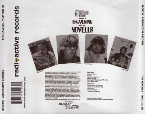 The Novells - That Did It! (Reissue) (1968/2005)