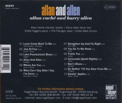 Allan Vache and Harry Allen - Allan And Allen (2001) CD Rip