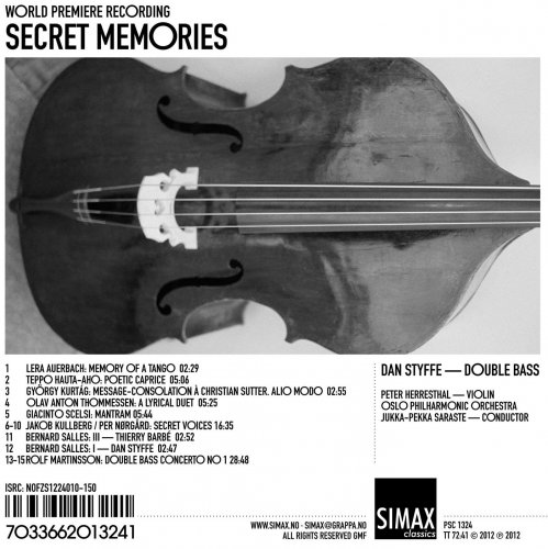 Dan Styffe - Secret Memories (2012)