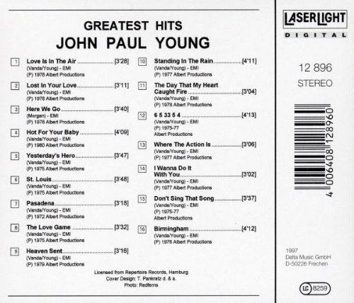 John Paul Young - Greatest Hits (1997)