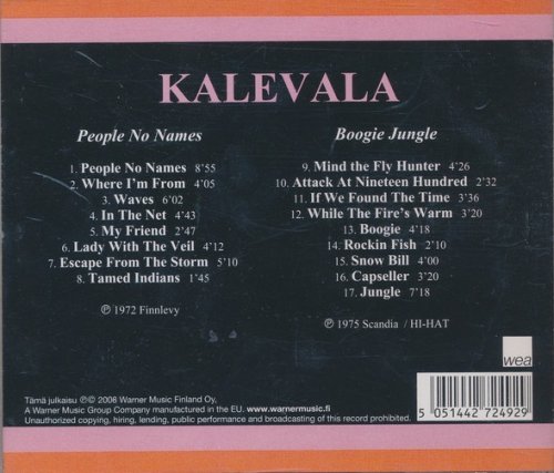 Kalevala ‎– People No Names / Boogie Jungle (Reissue) (1972-75/2008)