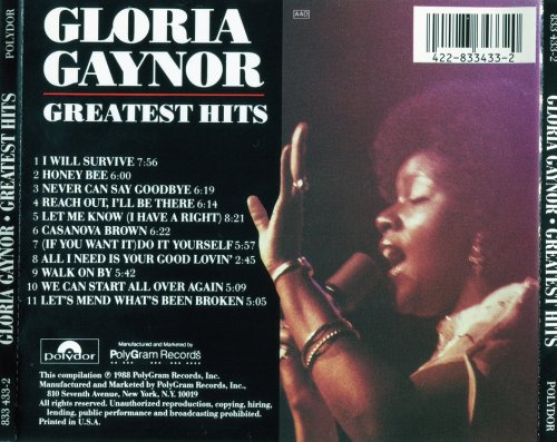 Gloria Gaynor - Greatest Hits (1988)