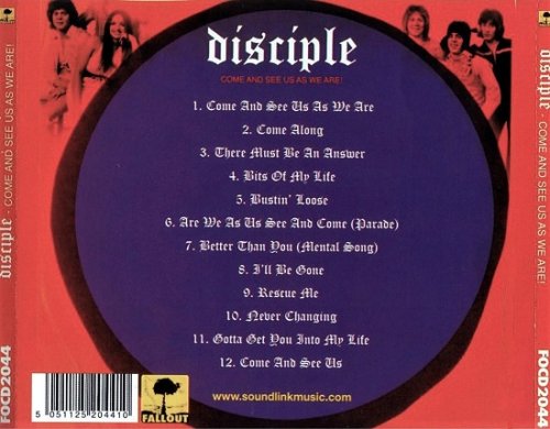 Disciple - Come And See Us As We Are (Reissue) (1970/2007)