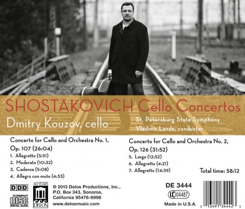 Dmitry Kouzov - Shostakovich: Cello Concertos (2013) [Hi-Res]